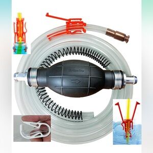 Gas Siphon Pro Pump for Gasoline, Oil, Diesel, Water, Liquid Fluid